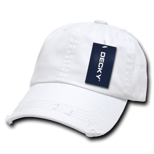 White Solid Blank Two Ply Washed Polo Style Cotton Low Crown Baseball Cap Hat